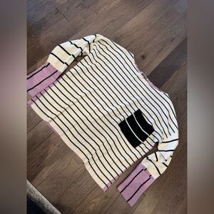 Anthropologie Faye Striped Boatneck Sweater